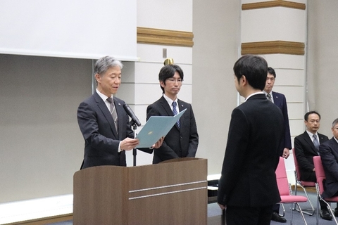 令和7年度学位記授与式を挙行（2025/6/27）