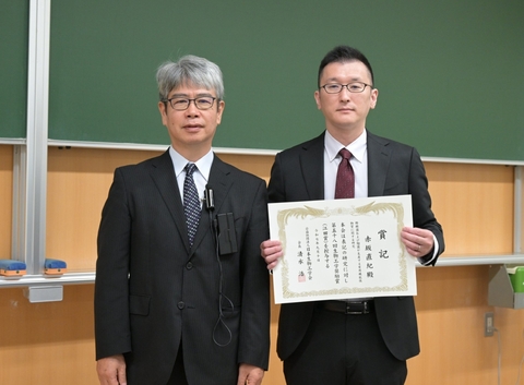微生物インタラクション研究室の赤坂直紀助教が日本生物工学会「第58回生物工学奨励賞（江田賞）」を受賞
