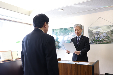 令和7年度成績優秀者辞令交付式を実施（2026/1/16）