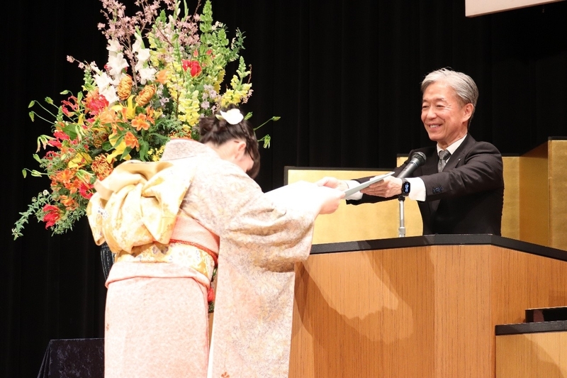 令和７年度学位記授与式を挙行（2026/3/24）